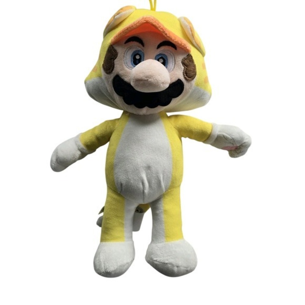 Nintendo Super Mario Cat Mario Plush 12 inch Yellow Stuffed Animal Toy